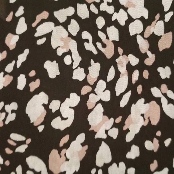 Anthropologie Melloday Black White Pink Print Tiered Ruffle Mini Dress… - Picture 4 of 4